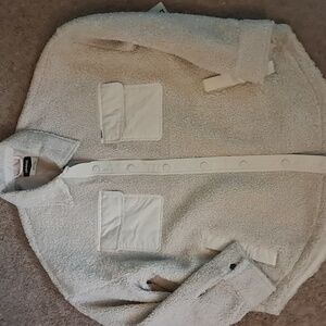 DRAVUS Cream Sherpa Jacket